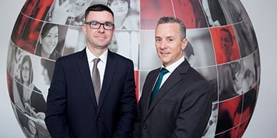 Stephen McCarthy, Head of Sales for Munster, and Mark O’Rourke, Managing Director at Bibby Financial Services Ireland