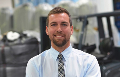 Man smiling at camera